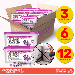 Kit Promocional Anti Mofo Desumidificador Secar Lavanda 80g Evita Umidade Fungos Cheiro Guarda Gavetas Armários Roupas em Oferta na Shopee