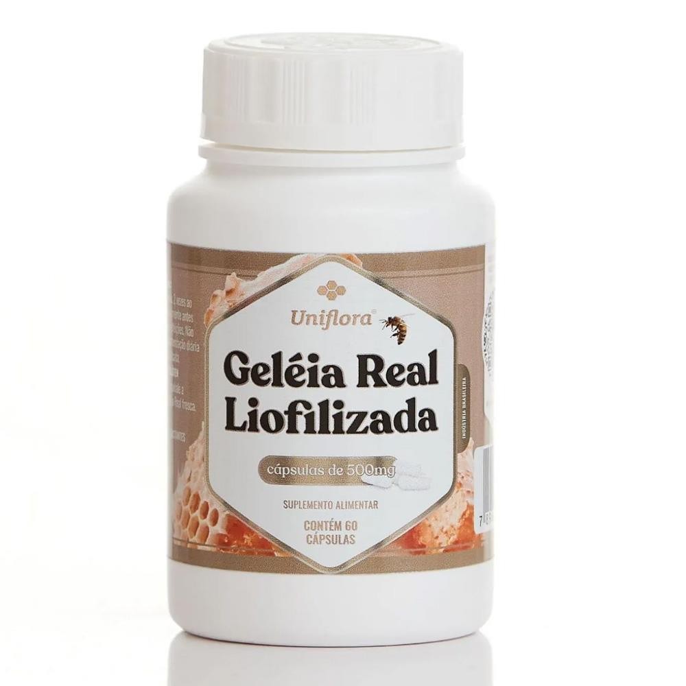 GELÉIA REAL LIOFILIZADA 500MG COM 60 CÁPSULAS em Oferta na Shopee
