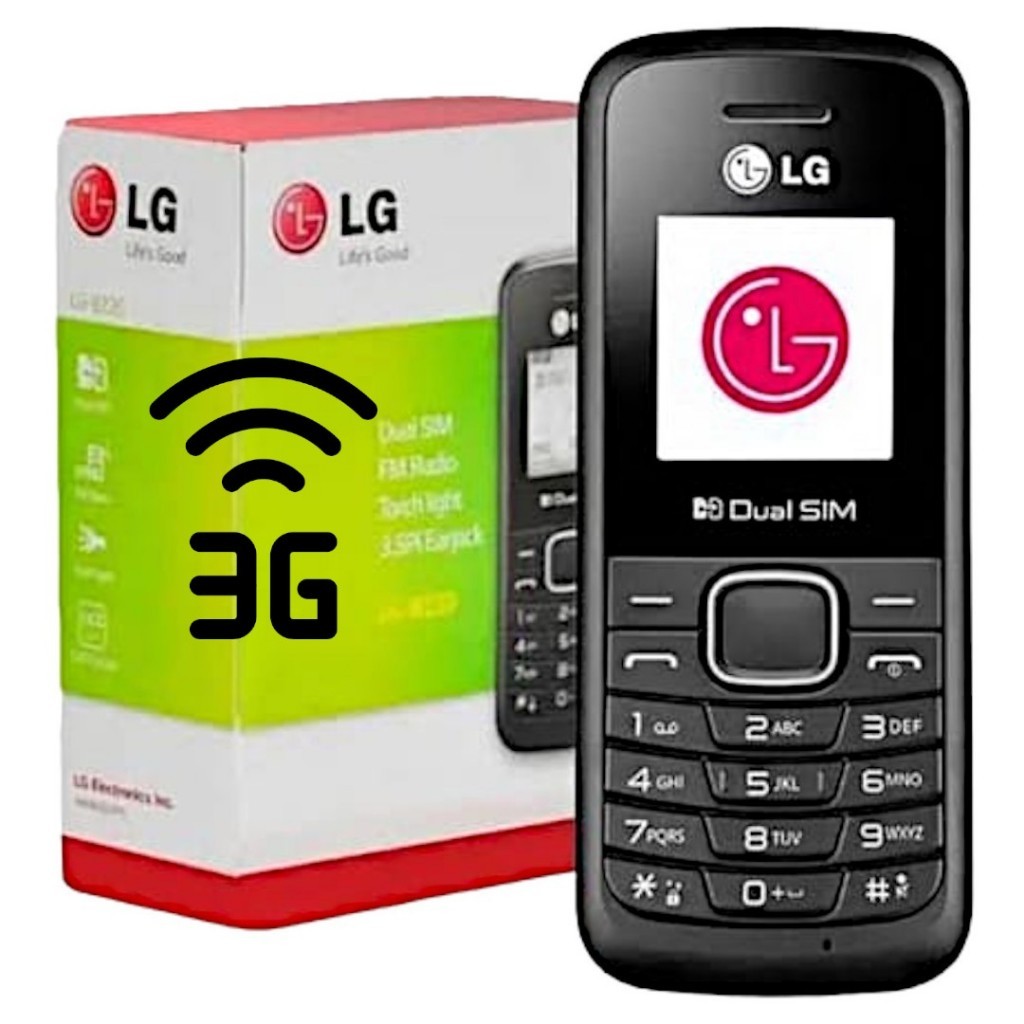 Celular Simples LG B220 Dual Chip Rádio FM de botão para Idoso