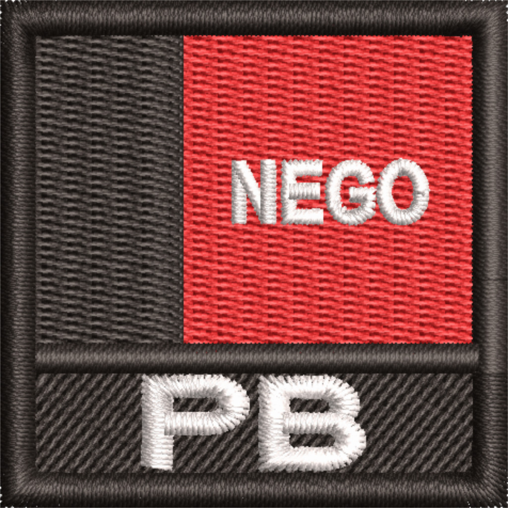 Bordado Patch Mini Bandeira Estado Paraíba Ban349