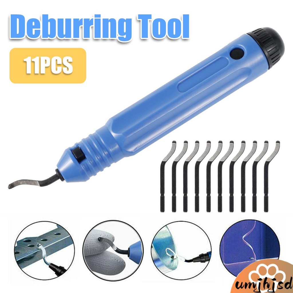 Kit De Ferramentas De Rebarbação , Portátil , Ergonômico , Cortador Precisão , Ferramenta De Remoção De Rebarbas Com 10 