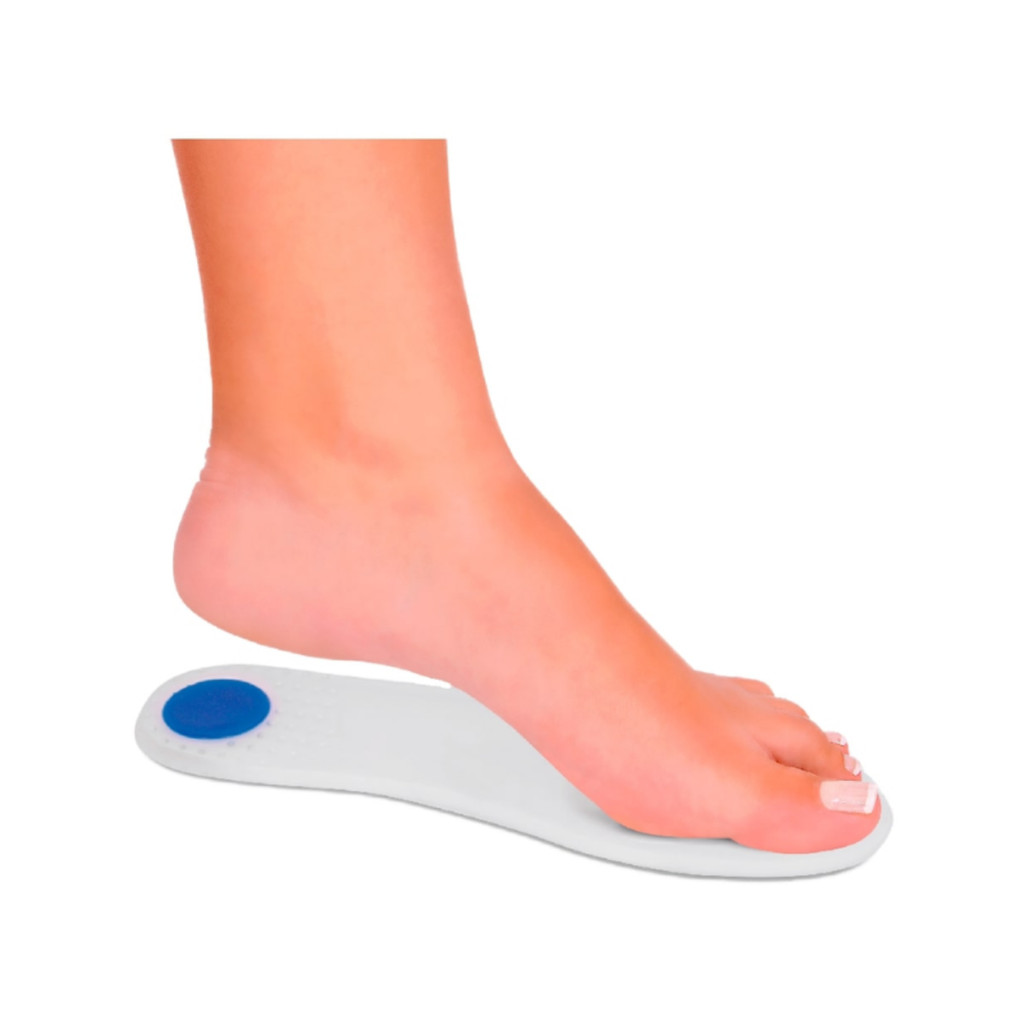 Palmilha de Silicone Inteira com Ponto Azul Take Care