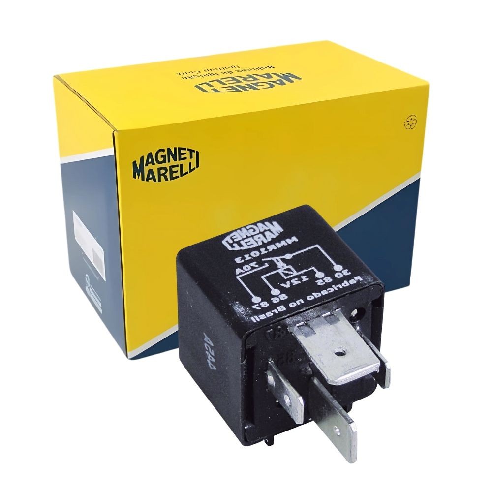 Rele Auxiliar 12v 70a Terminal Largo C/ Suporte em Oferta na Shopee