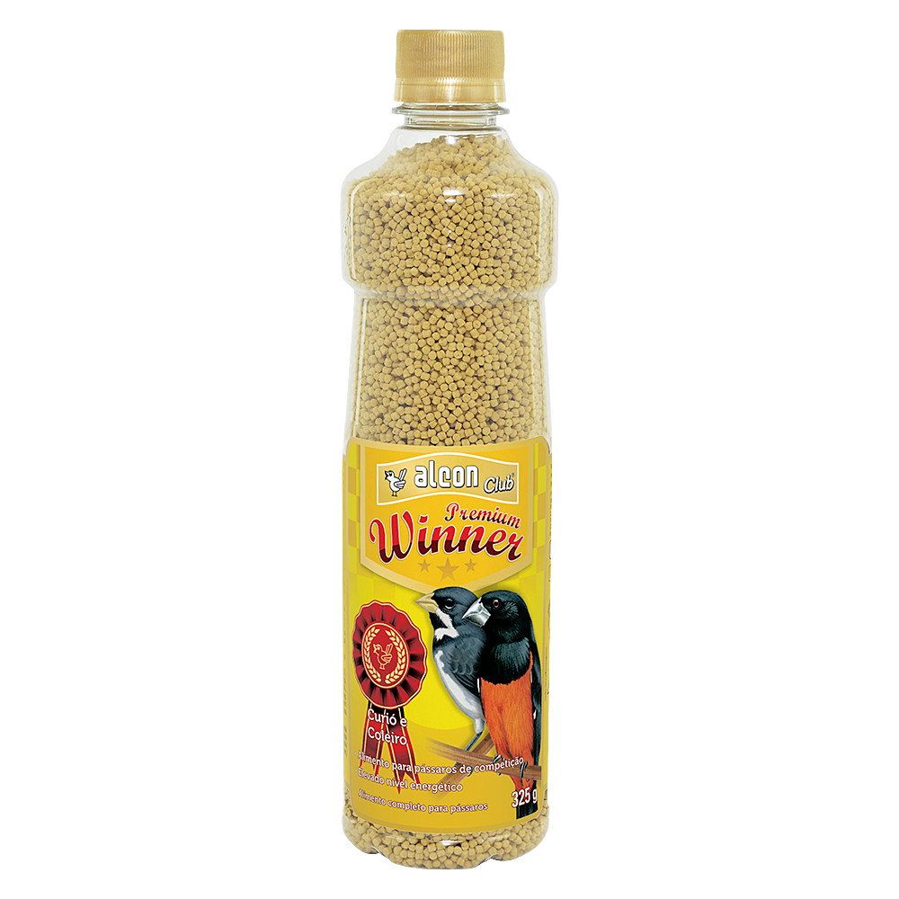 Ração Alcon Club Premium Winner Curió Coleiro Canário Tico-Tico Alimento para passaros 325g