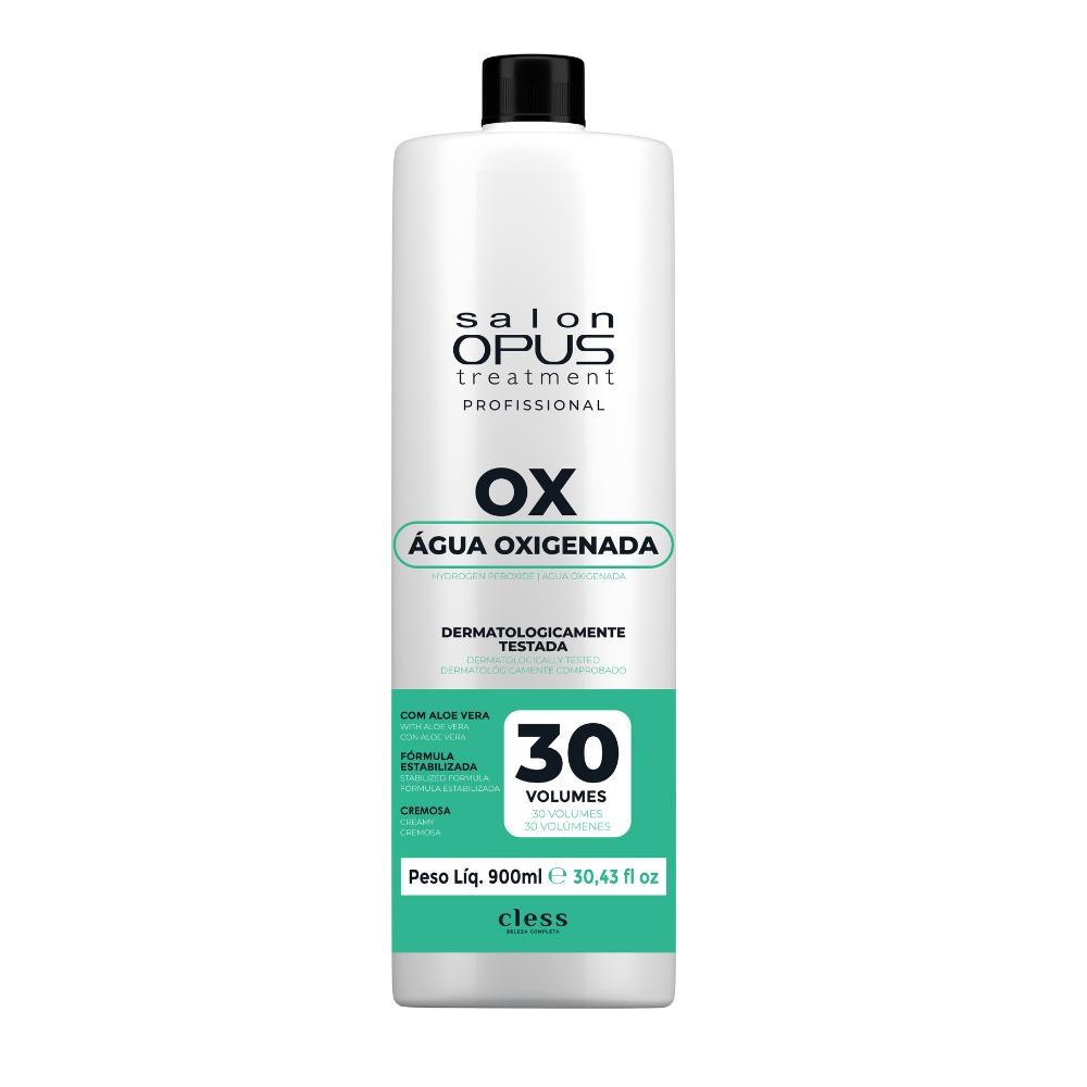 Água Oxigenada Descolorante Capilar 30V Salon Opus 900ml