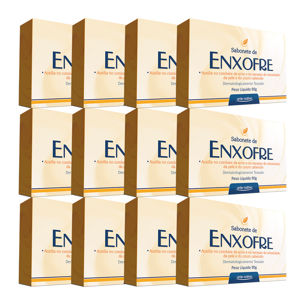 Kit 12 und Sabonete de Enxofre Arte Nativa 90g em Oferta na Shopee