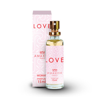 Perfume Feminino Love 15ml Amakha Paris – Floral Frutal | Elegância e Delicadeza para o Dia a Dia