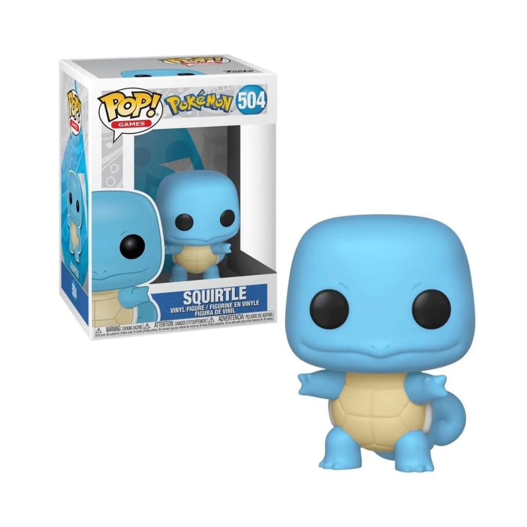 Boneco Funko Pop! Pokémon - Squirtle 504 Original Candide - 11585 em Oferta na Shopee