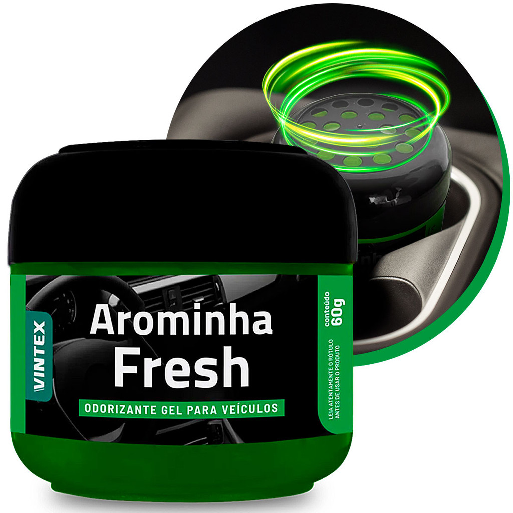 Arominha Gel Fresh 60g Vonixx Vintex Cheirinho Carro Aromatizante Automotivo Perfume Original