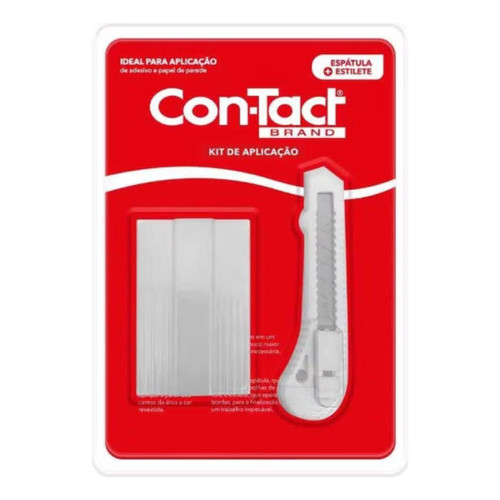 Kit Aplicação De Papel Contact Estilete Pequeno + Espátula Envelopamento Papel de Parede FIlm