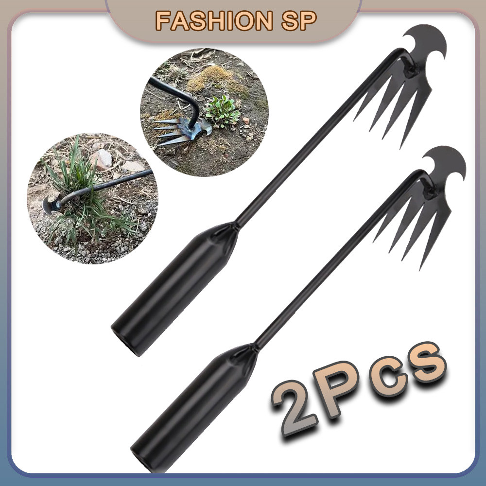 2 Peças De Mão Ancinho De Capina Jardim Jardinagem Especial Ferramentas De Capina Raiz Arrancador De Ervas Daninhas 30cm