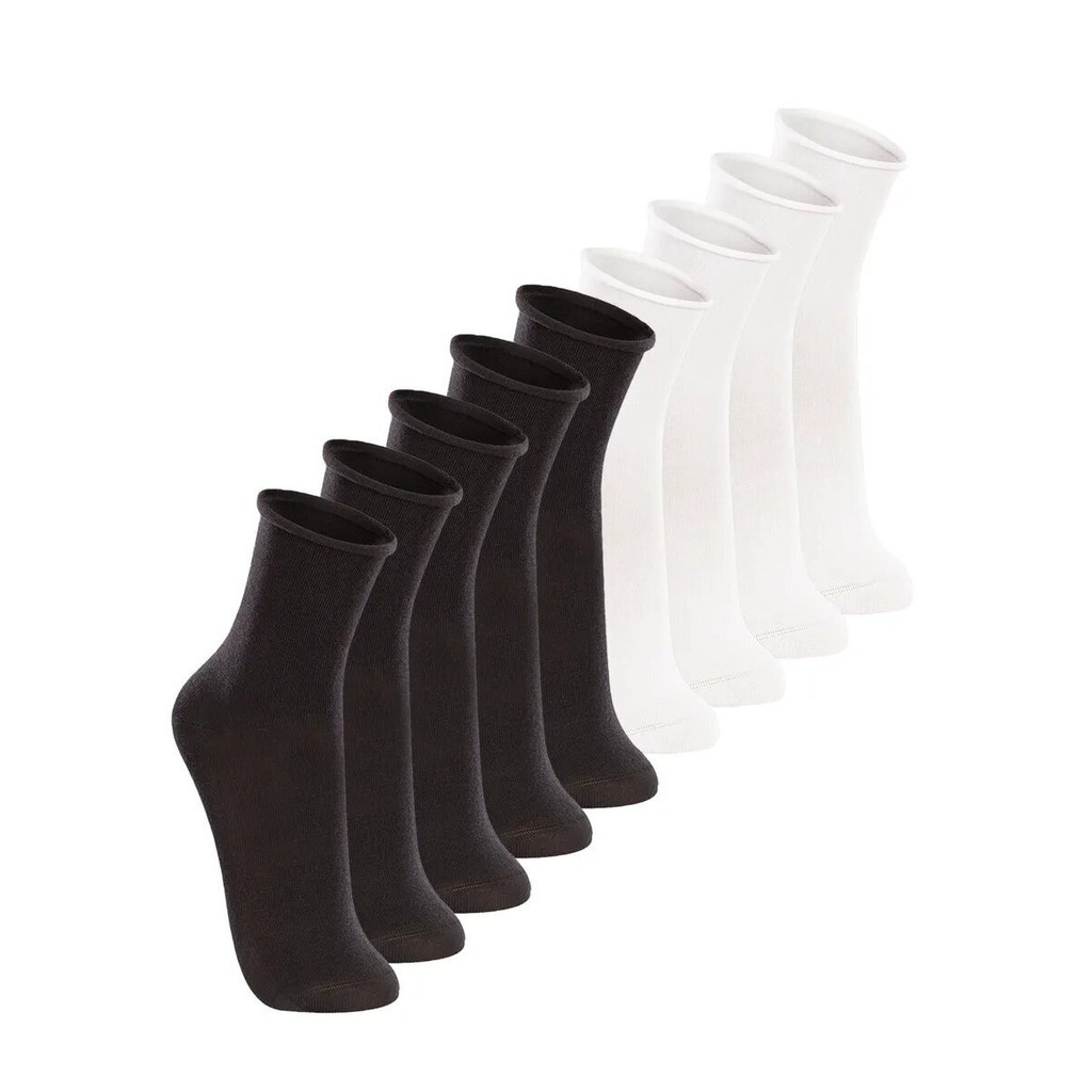 Kit com 9 Meias sem Punho Cano Médio Lupo 4421-001 Colorido