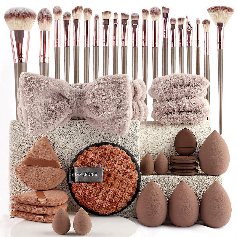 Profissional 20-56 Pçs Pincéis De Maquiagem Conjunto Macio Fundação Sombra Corretivo Mistura Blush Escova Kabuki Ferrame em Oferta na Shopee