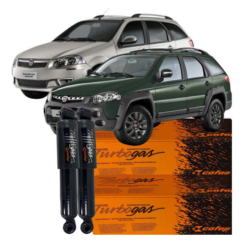 Par Amortecedor Traseiro Palio Marea Weekend Adv Tempra Sw em Oferta na Shopee