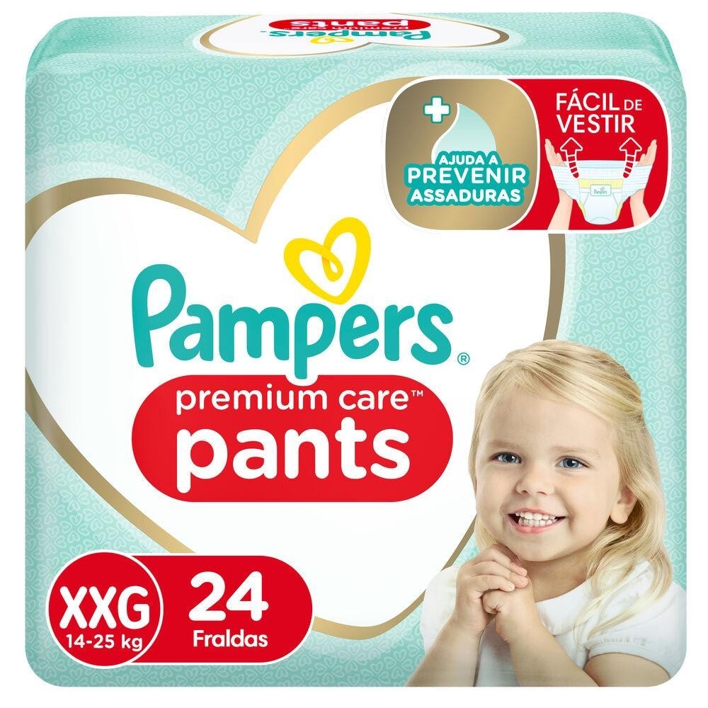 Fralda Pampers Premium Care Pants XXG com 24un em Oferta na Shopee