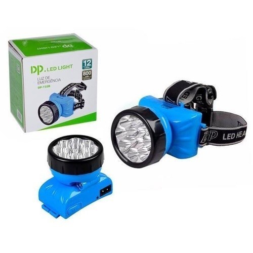 Lanterna De Cabeça 12 Leds Recarregável Dp 722b Caça Pesca em Oferta na Shopee