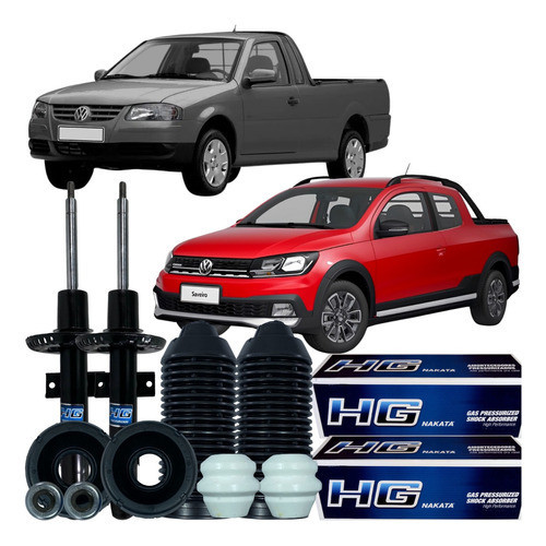 Par Amortecedor Coxim Coifa Dianteira Saveiro 2008 Á 2020 em Oferta na Shopee