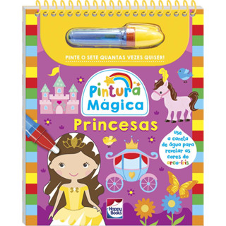 PINTURA MÁGICA PRINCESAS em Oferta na Shopee