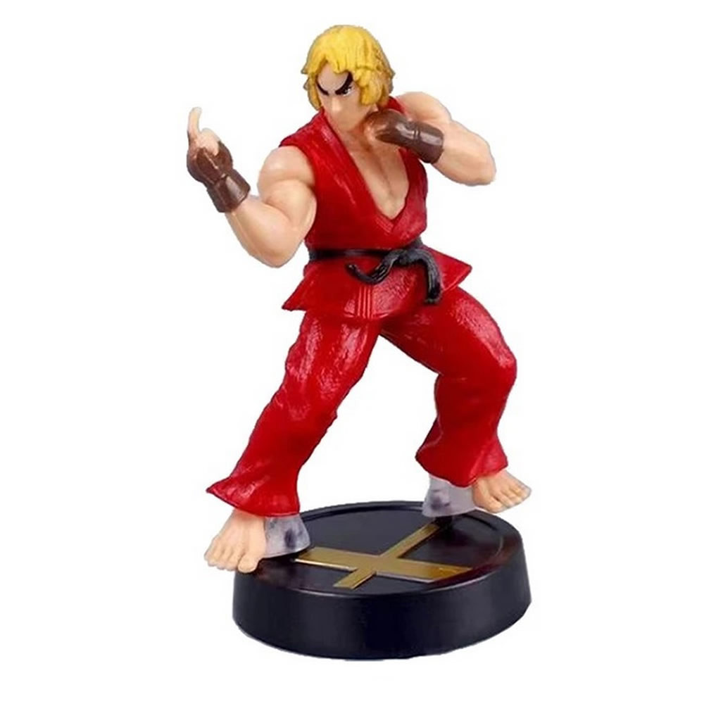 Boneco Decorativo Street Fighter Personagem Ken 9cm Game Anime