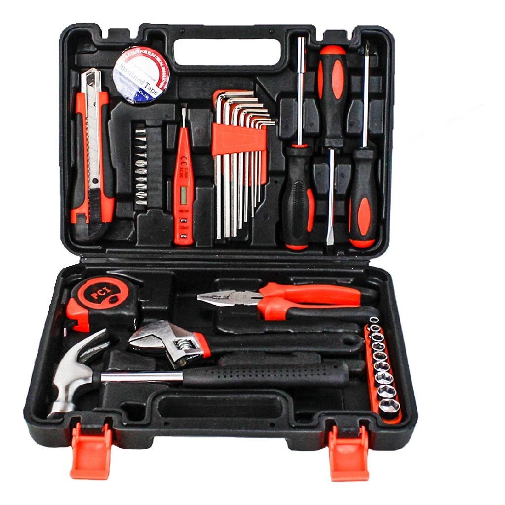 Maleta Ferramentas 38 Peças Jogo Chave Allen Soquete Bits Pci Ferramentas