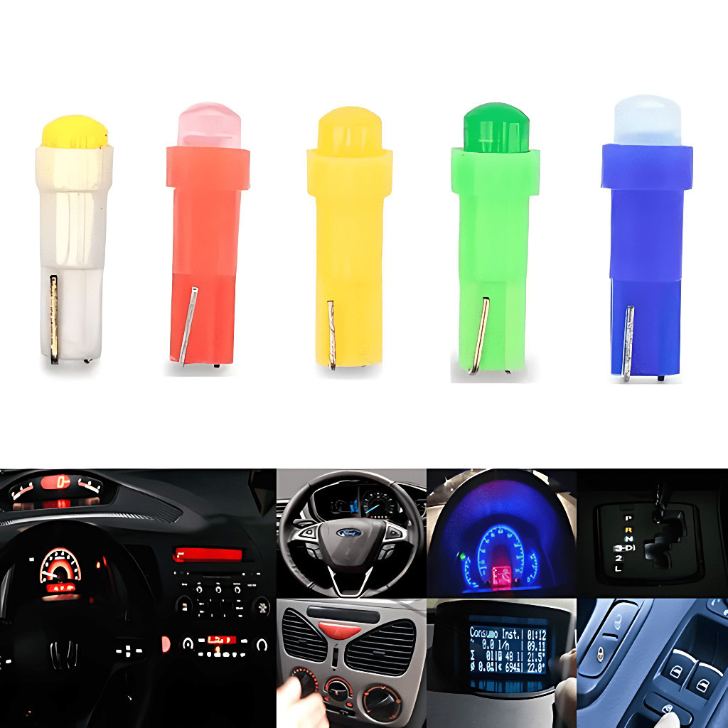 Lâmpada T5 Pinguinho Computador de Bordo Peugeot 206 207 307 3 Unidades