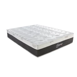 Colchão Queen Molas Ensacadas Linha 30x 198x 158cm Montreal Branco/Cinza Queen