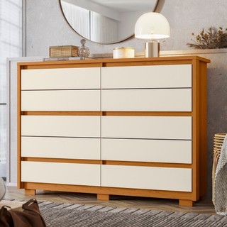 Cômoda 10 Gavetas 151cm X 109cm Duetto em Oferta na Shopee