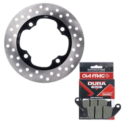 Disco de Freio Traseiro Xre 300 Com Abs 2019 A 2024 + Pastilhas Diafrag