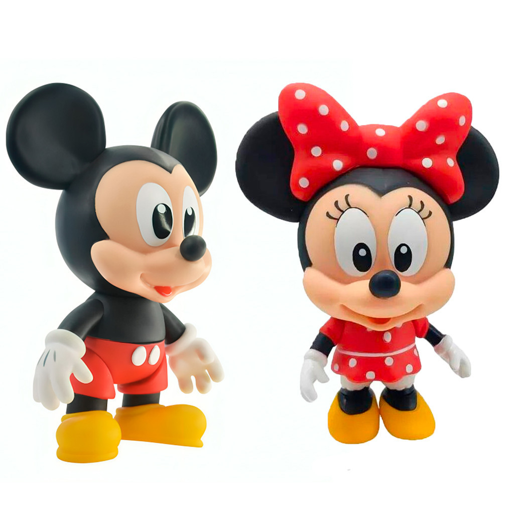 Kit Brinquedo Bonecos Minnie e Mickey 12cm Vinil - Líder em Oferta na Shopee