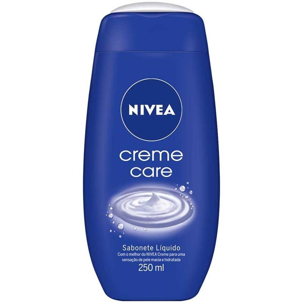 Sabonete Liquido Nivea Creme Care 250ml em Oferta na Shopee