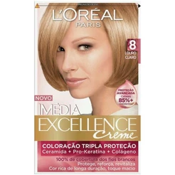 Tintura Imedia Excellence 8 Louro Claro