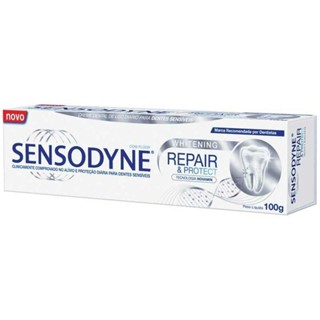 Creme Dental Sensodyne Whitening Repair & Protect 100g em Oferta na Shopee