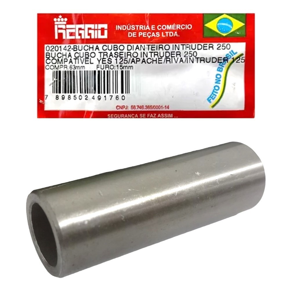 Bucha Espaçadora Roda Traseira Yes 125, Intruder 125 150