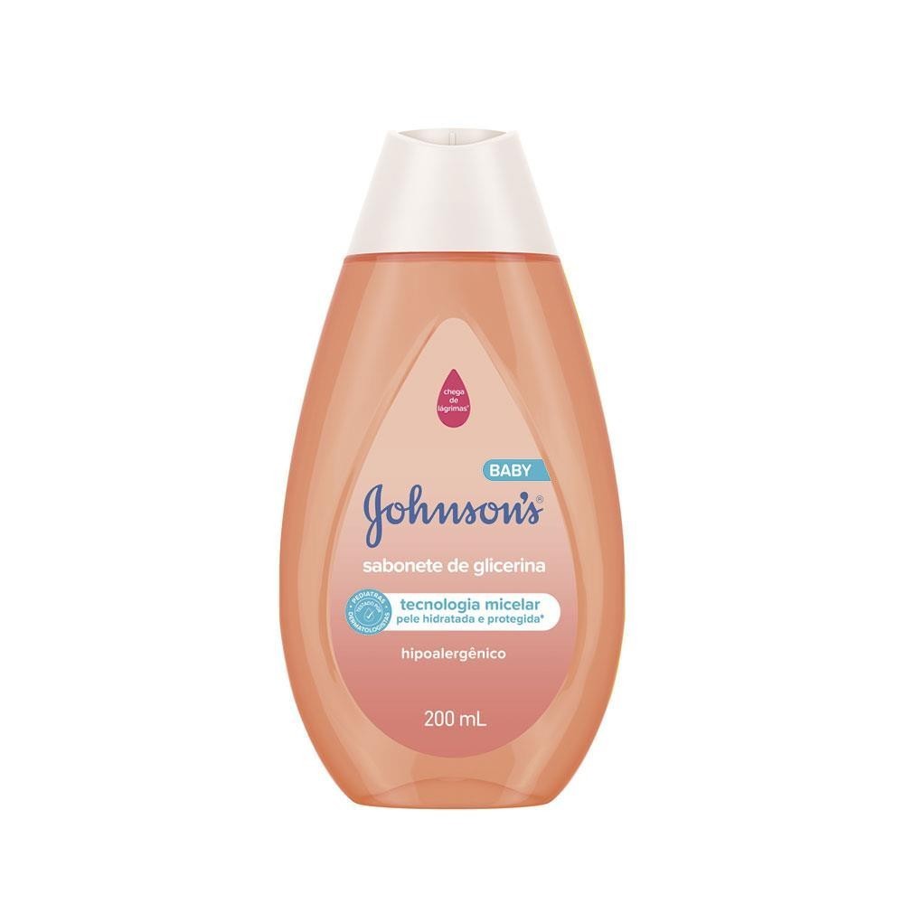 SABONETE LÍQUIDO JOHNSON'S BABY DA CABEÇA AOS PÉS COM 200ML em Oferta na Shopee