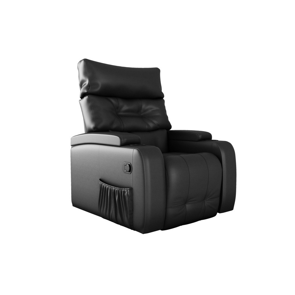 Poltrona cadeira do papai balanço giratoria Reclinavel Commander Preto em Oferta na Shopee