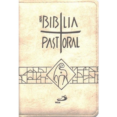 Nova Biblia Sagrada Pastoral Bolso - Ziper Creme (Paulus) em Oferta na Shopee