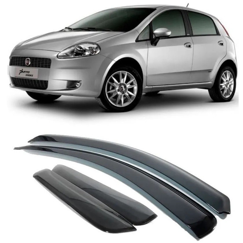 Calha De Chuva Fiat Punto 4 Portas 2007 A 2018