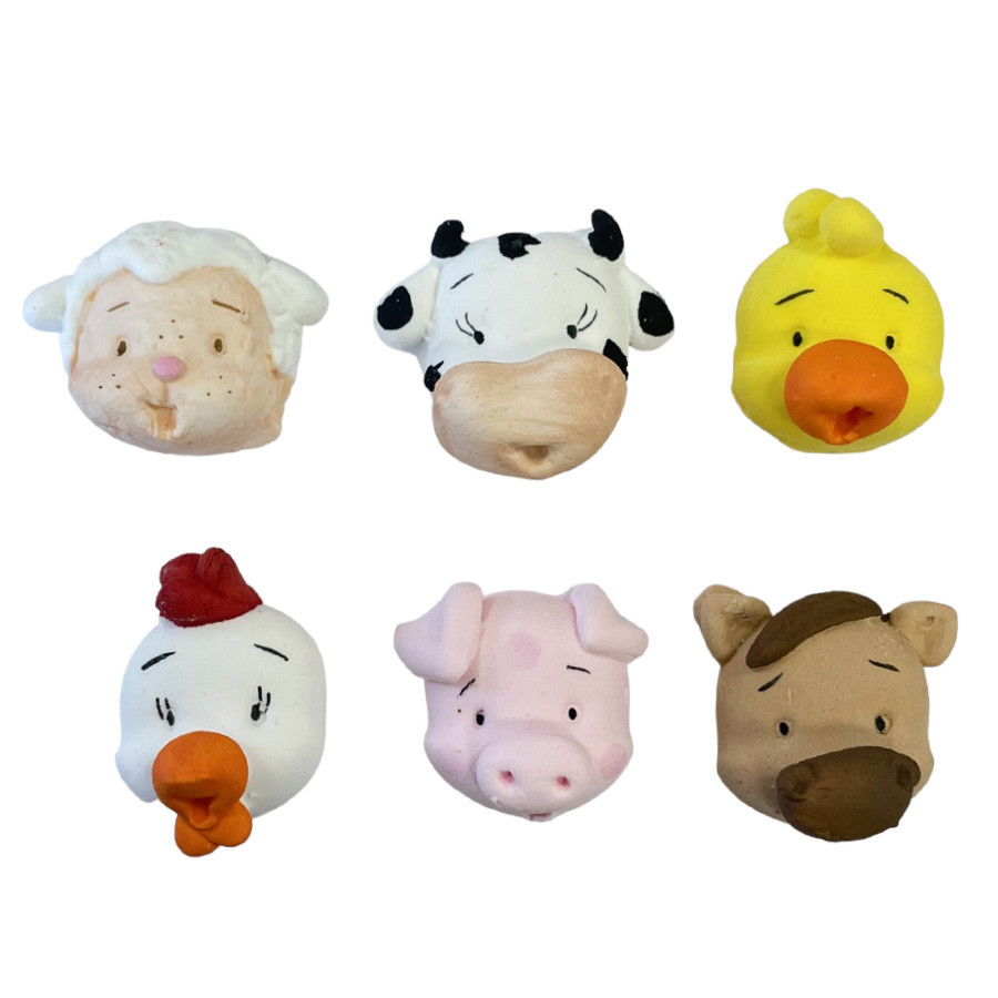 Confeito de Açúcar - Fazendinha - 6 unidades - Abelha Confeiteira - Rizzo