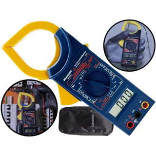Alicate Amperímetro Multímetro Com Display Digital Para Eletricista + Estojo Protetor em Oferta na Shopee