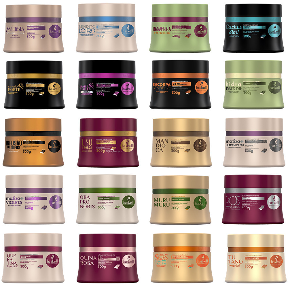 Máscara Haskell 300gr em Oferta na Shopee