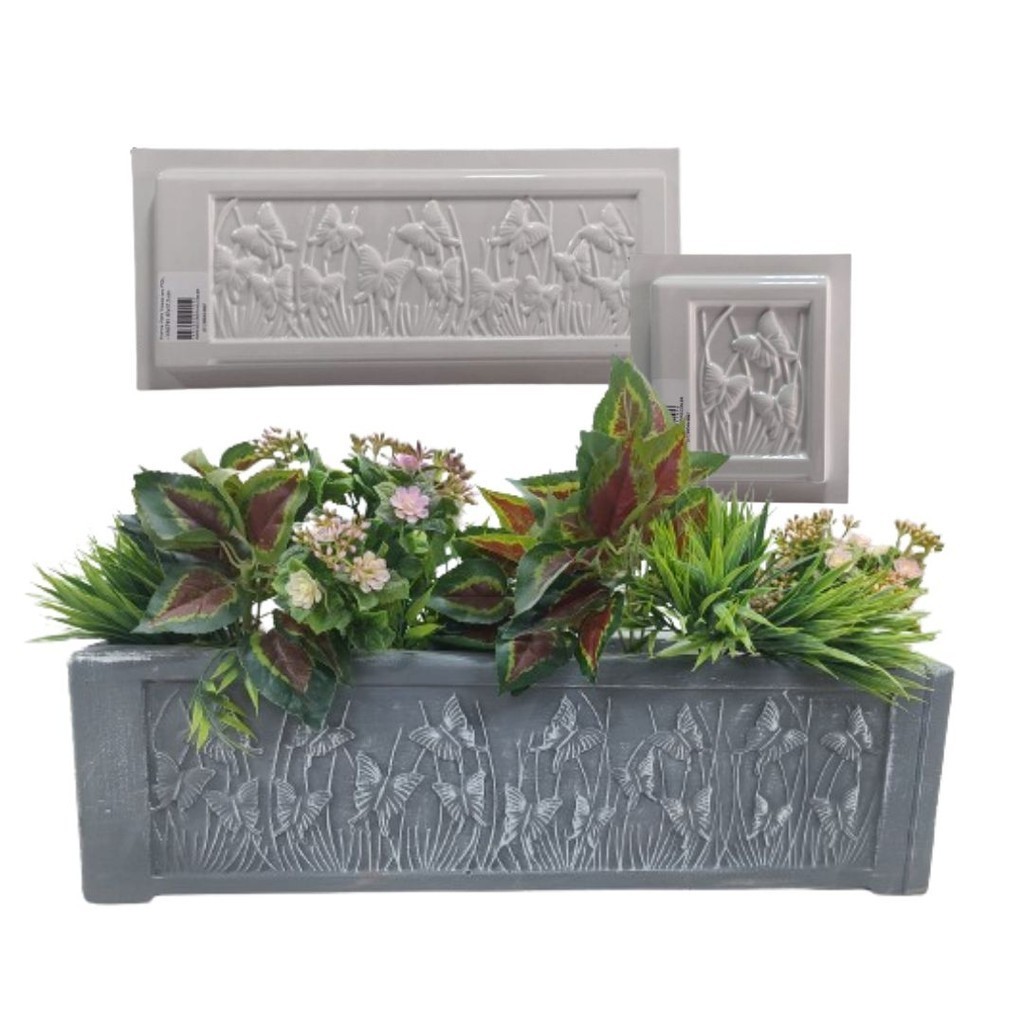 2 Formas Para Fabricação de Jardineira Vaso de Flores