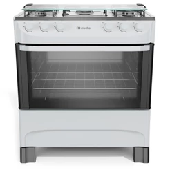 Fogão 5 Bocas Mueller Mesa Inox e Acendimento Manual MFI5BA