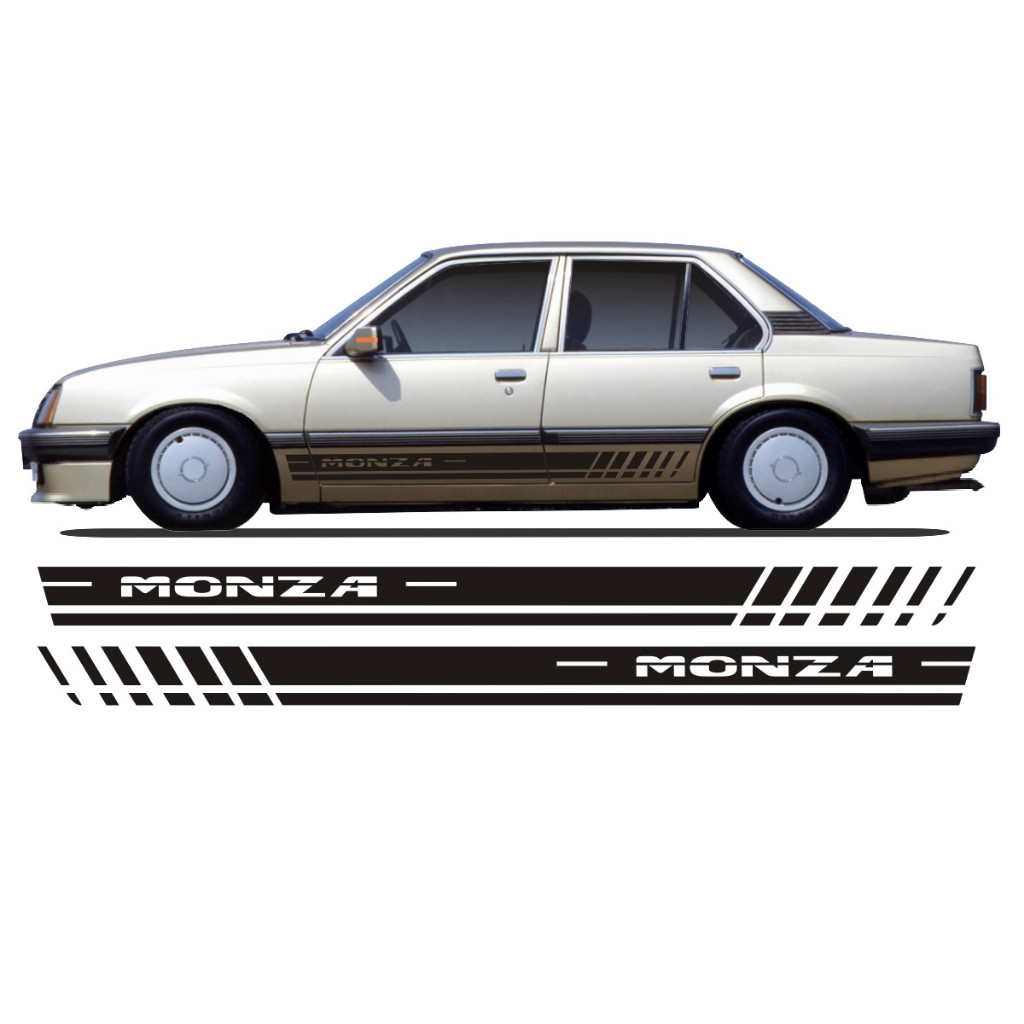 Adesivo Lateral Para Gm Monza Faixa Mn1 Tuning 82 Até 1996 Tuning Esportivo