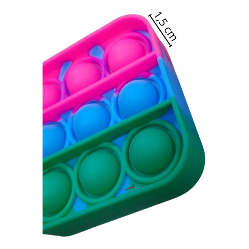 Brinquedo Empurra Bolha Anti Stress Chaveiro Importway · foto 2