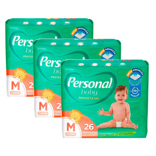 Kit Personal Fralda Soft E Protect Jumbo M - 3 Unidades em Oferta na Shopee