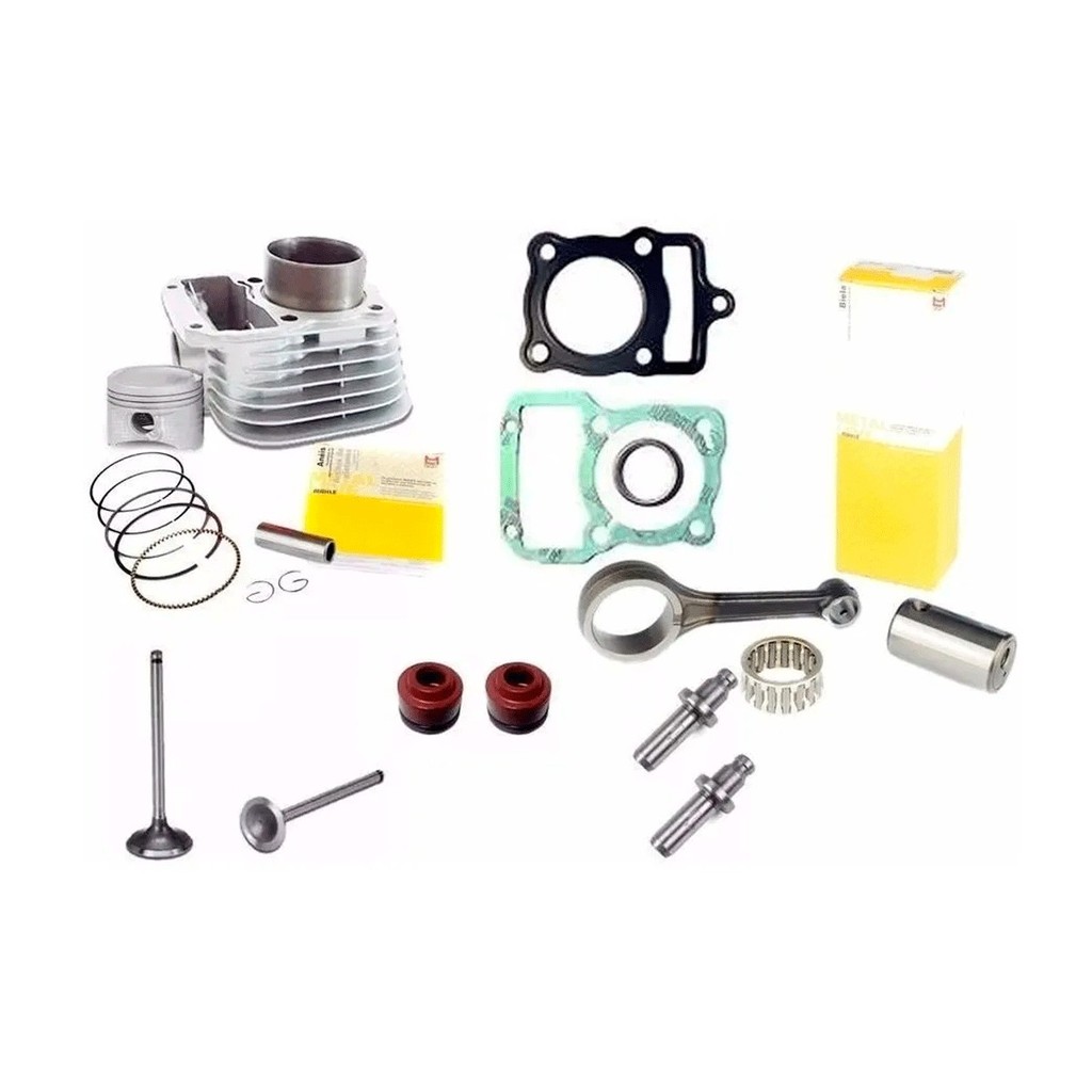 Kit Motor Biela honda today Titan 125 1992 00 01 Cilindro Valvula