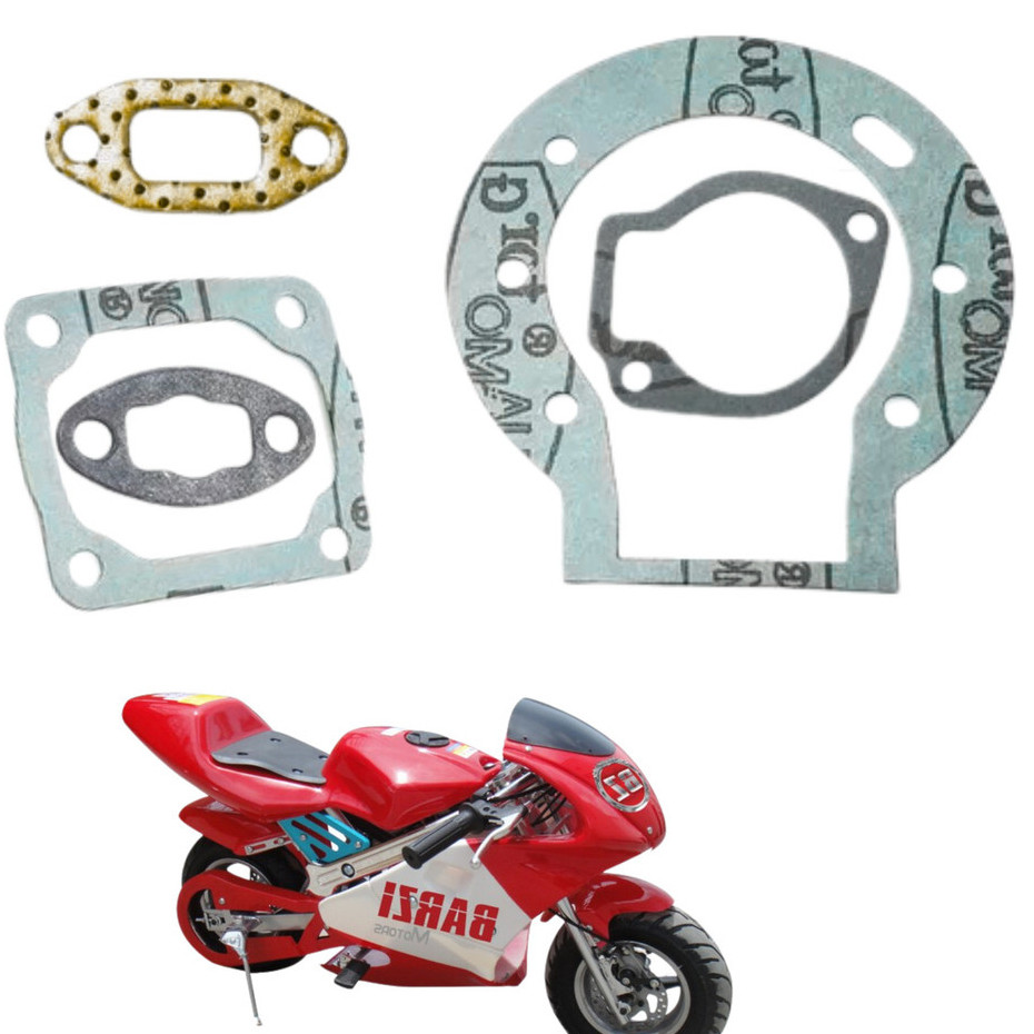 Kit Jogo Junta Mini Motor 2 Tempo 37cc  5 Peças