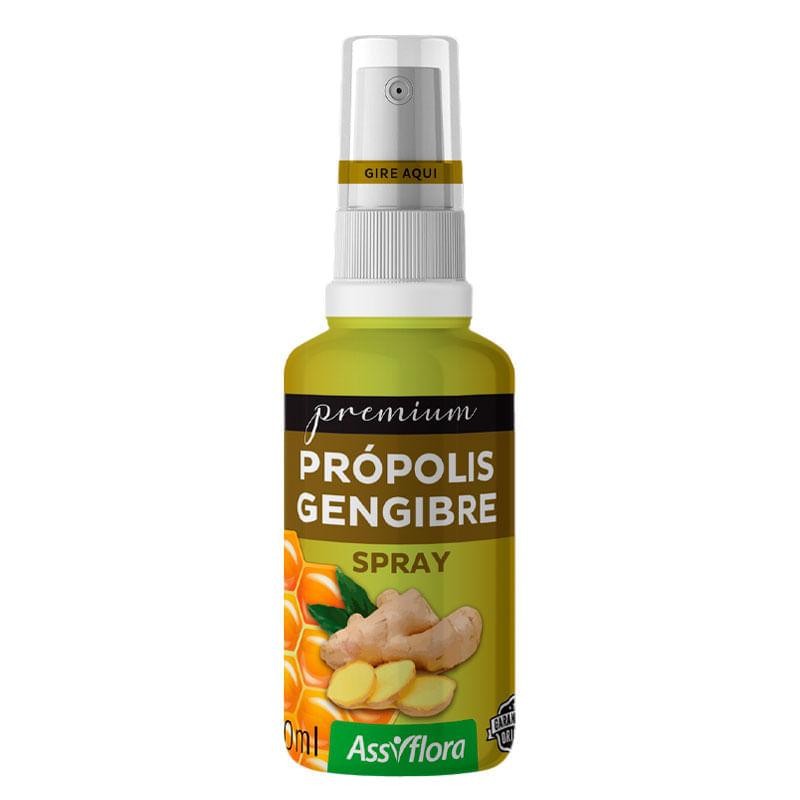 Spray de Própolis Premium Assiflora Sabor Gengibre 30ml em Oferta na Shopee