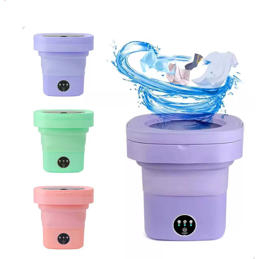Mini máquina de lavar roupa 11L dobrável portátil moderna máquina de lavar automática roupa interior de viagem Moderna