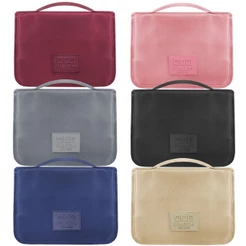 Nécessaire P/ Viagem Organizador Divisória Multiuso Cosméticos Acessórios Maquiagem Gancho Bolsa Mala Masculina Feminina